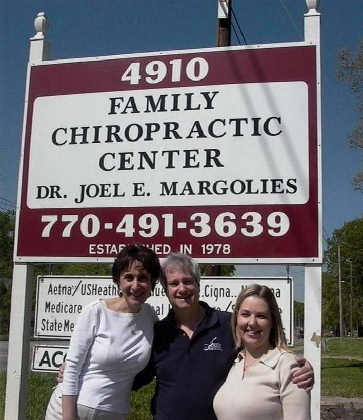 The team outside of the family chiropractic center in Tucker, GA.